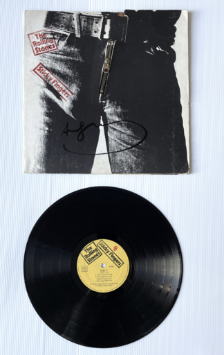 Andy WARHOL - Drawing-Watercolor - Cover Album The R.Stones & Sticky Fingers