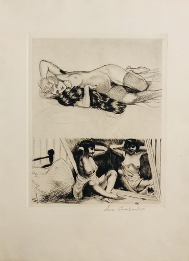 Leon COURBOULEIX - Print-Multiple - Erotic