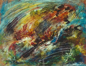 Didier ANGELS - Gemälde - Le monde d'Orphée