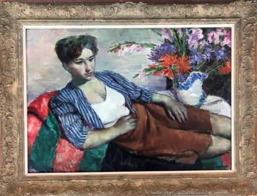 Josep Maria MALLOL SUAZO - Painting - Mujer tumbada