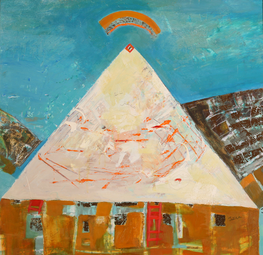 Inara PETRUSEVICH - Peinture - Sky triangle