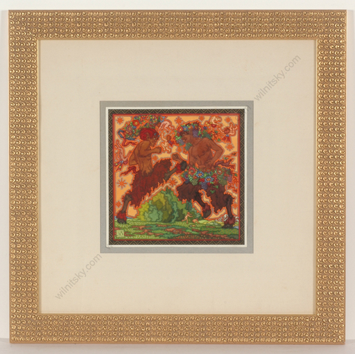 Alfred WAAGNER - 水彩作品 - "Scherzo", watercolor, 1910s