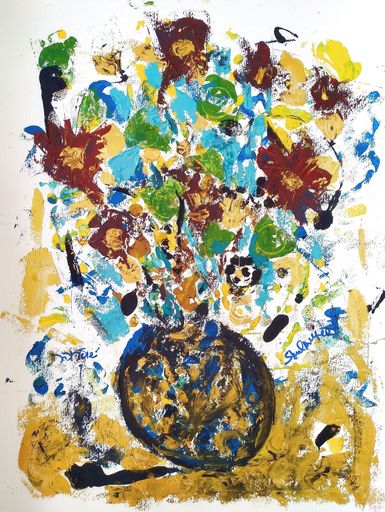 Janna SHULRUFER - Gemälde - flowers