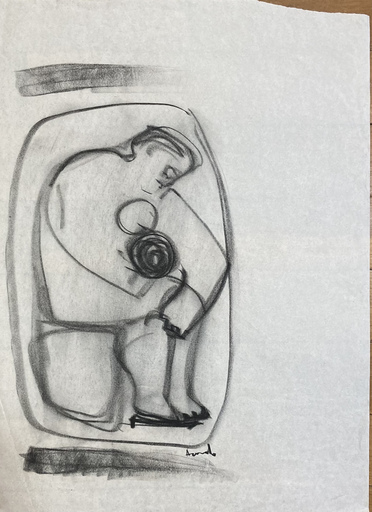 Tadao ANDO - Zeichnung Aquarell - “ Figura”