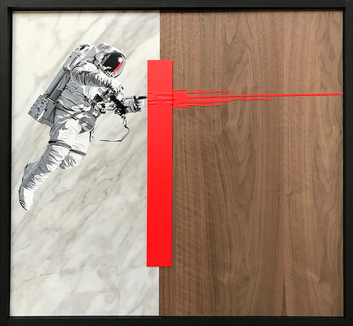 Laurent MINGUET - Pintura - Red drips