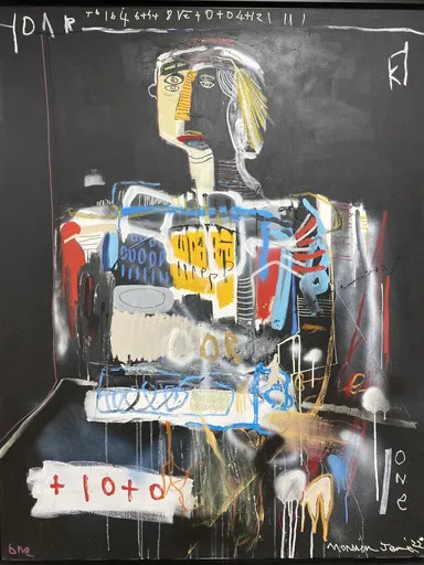 MONSIEUR JAMIN - Peinture - Banlieue noire 