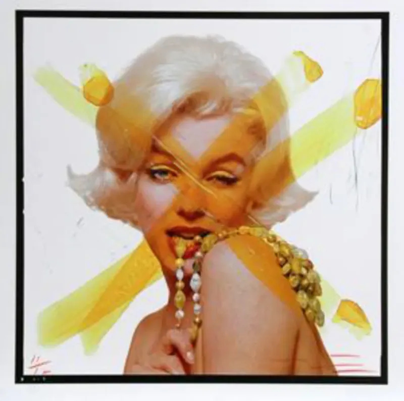 Kunst Sammlerstucke Zeichnung Illustration 2 Marilyn Monroe
