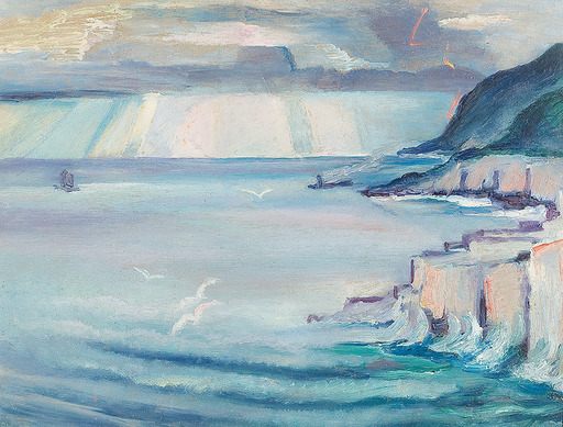 Marianna SEELAND - Painting - Bora an der dalmatinischen Küste