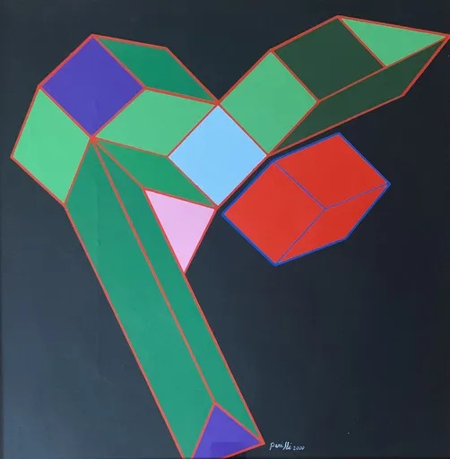Achille PERILLI - Painting - Il modello primo