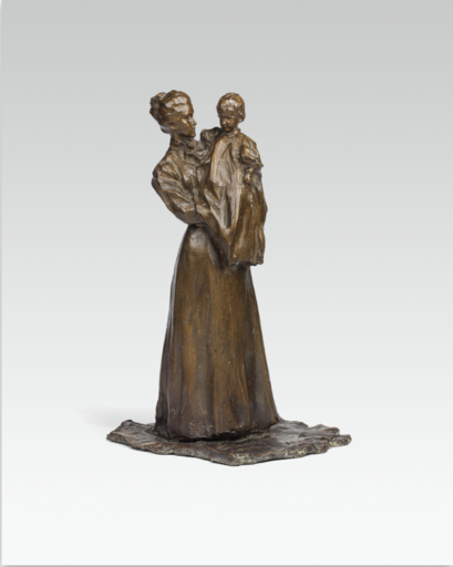 Pavel Petrovitch TRUBETSKOY - Sculpture-Volume - Princess M.N. Gagarina with her daughter Marina