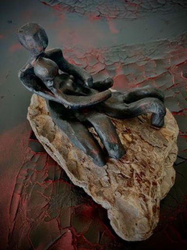 Alain OLIVIERI - Sculpture-Volume - Etreinte