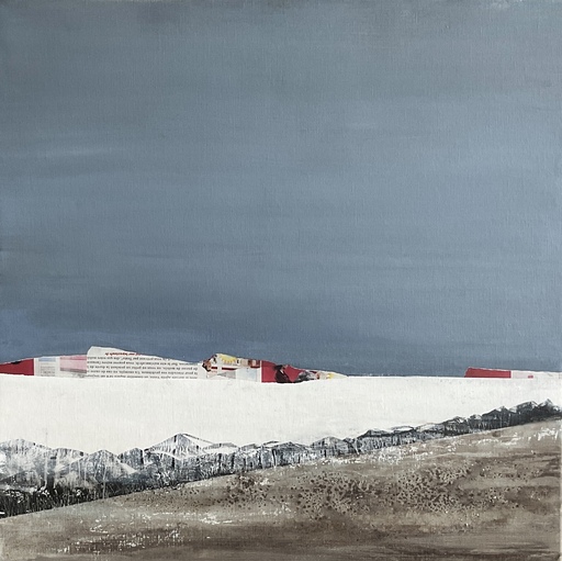 Cecile TROUSSE - Painting - Le chemin du Silence