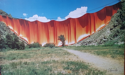CHRISTO - Print-Multiple - Valley Curtain, Rifle, Colorado, 1970-72