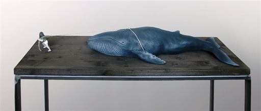 Stefano BOMBARDIERI - Sculpture-Volume - Gaia e la Balena