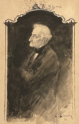 Charles LÉANDRE - Drawing-Watercolor - Portrait