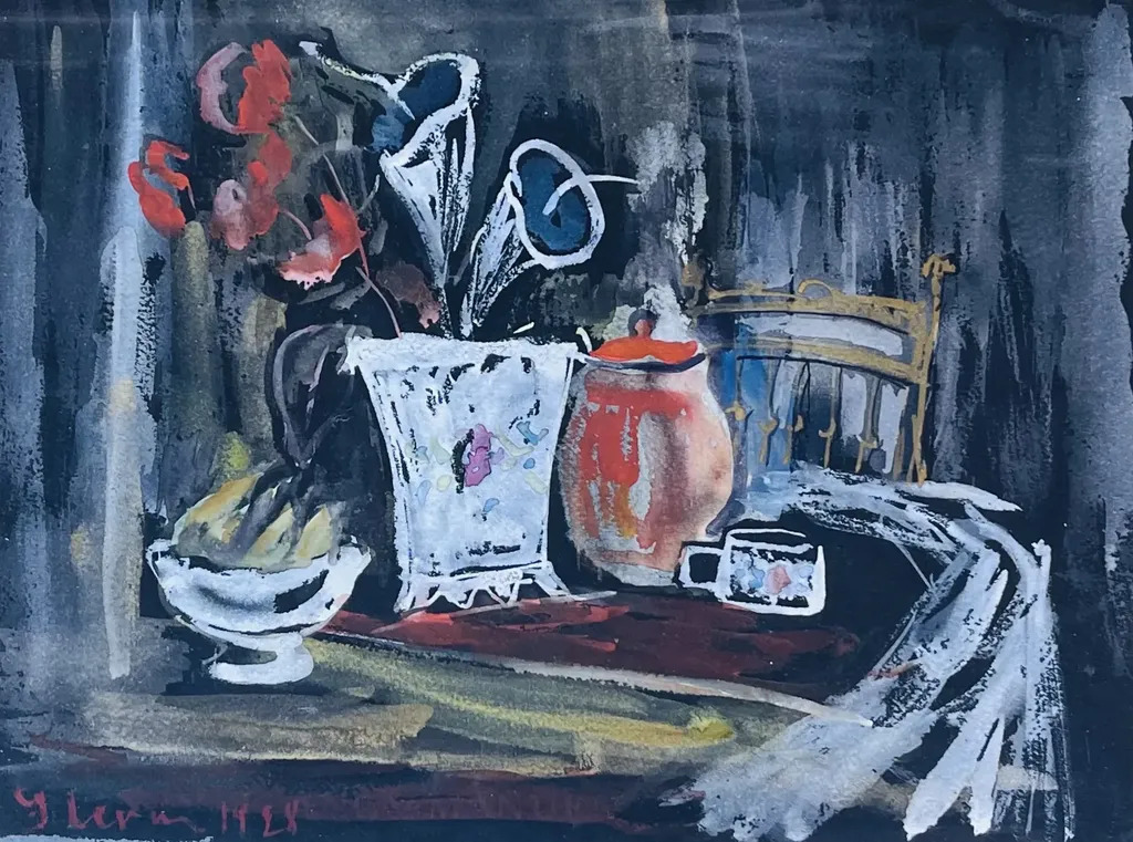 レオン・デ・スメット、NATURE MORTE AUX FRUITS ET FE