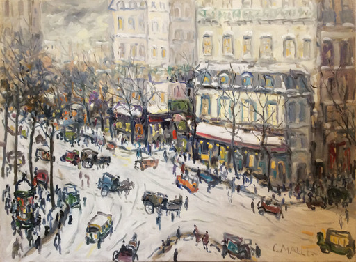 Charles MALLE - Painting - Boulevard Diderot