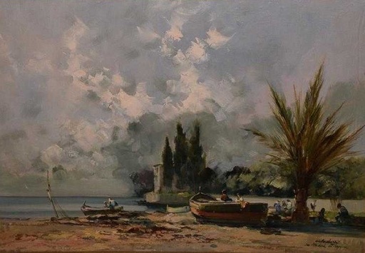 Cesare GHEDUZZI - Gemälde - Sin titulo