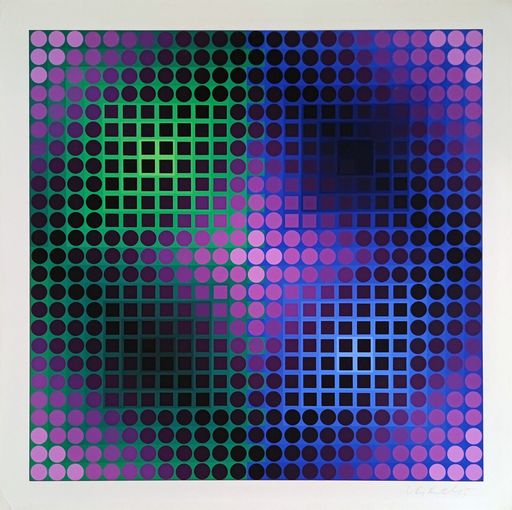 Victor VASARELY - Print-Multiple - Ombre