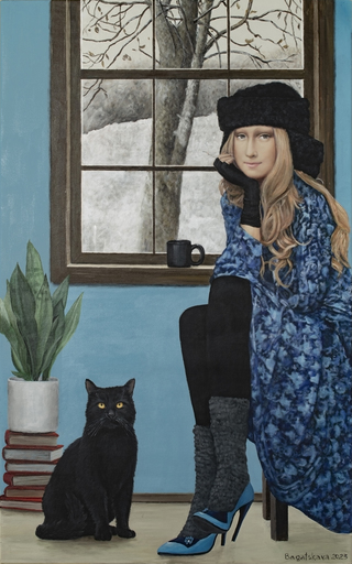 Nataliya BAGATSKAYA - Gemälde - It's Cold...