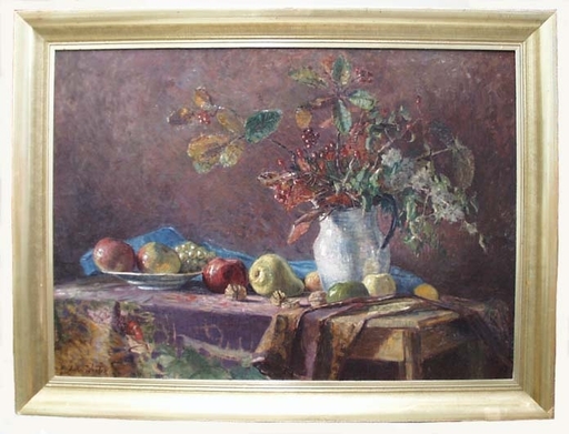 Anton WRABETZ - Pintura - "Autumn Still Life" by Anton Wrabetz, 1920's 