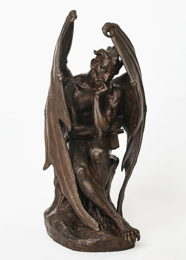 Jean Jacques FEUCHERE - Skulptur Volumen - Satan