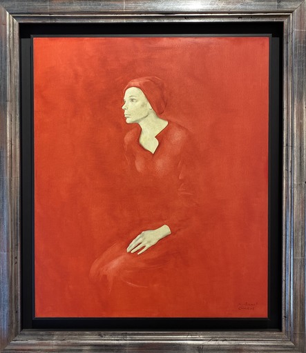 Montserrat GUDIOL COROMINAS - Peinture - mujer sentada