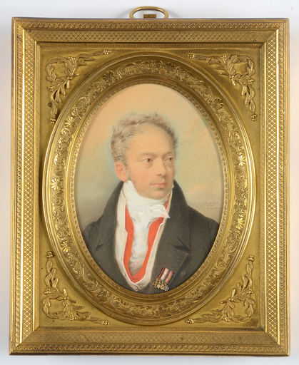 Friedrich Johann Gottlieb LIEDER - Miniatura - Vienna banker Salomon Mayer von Rothschild