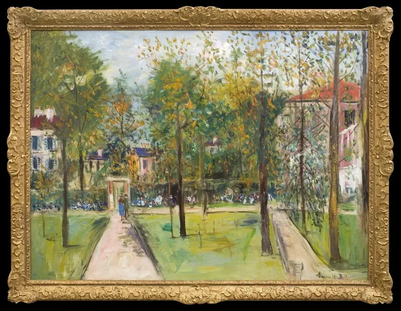 Le Parc De M Et Mme Utrillo Au Vesinet By Maurice Utrillo Buy Art Online Artprice