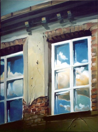 Gregor ZIOLKOWSKI - Gemälde - In geschlossenen Fenstern
