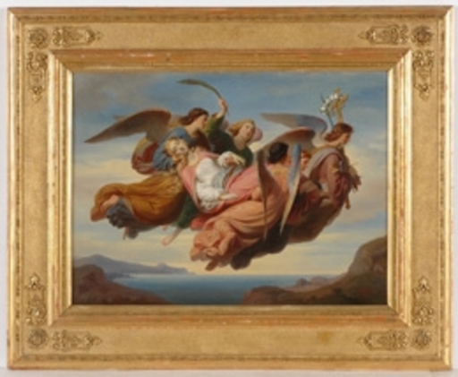 Carl VON BLAAS - Painting - "St.Catharina", 1852, Oil Painting