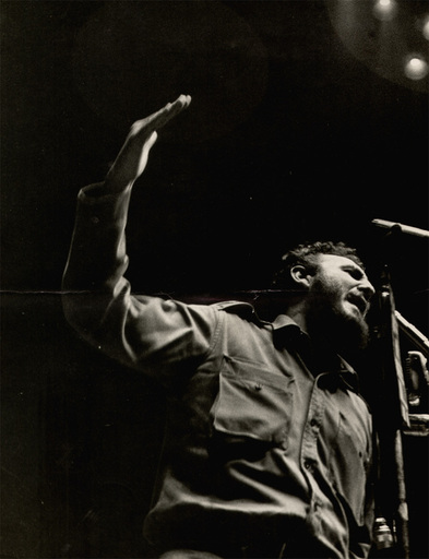 Osvaldo SALAS - Photo - Fidel Castro, Speaking