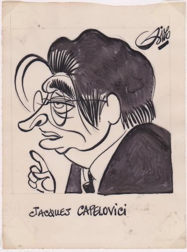SIRO - Dibujo Acuarela - Jacques CAPELOVICI - Journaliste