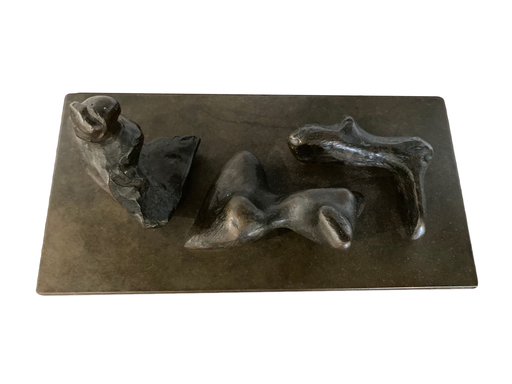 Henry MOORE - Sculpture-Volume - Three Piece Reclining Figure no. 5