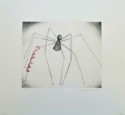 Louise BOURGEOIS - Grabado - Untitled (Spider and Snake)