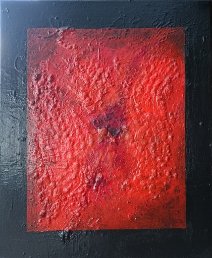 Christiane HESS - Peinture - Rouge et Noir