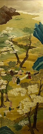 Louis MIDAVAINE - Gemälde - Paysage asiatique 