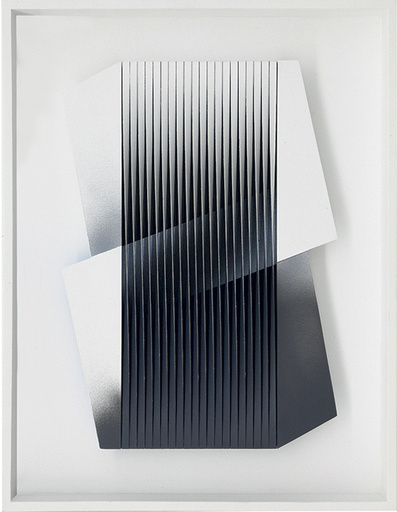 Alberto BIASI - Sculpture-Volume - Bianco e nero  abbracciati
