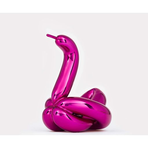 Jeff KOONS - Sculpture-Volume - Balloon Swan (Magenta)