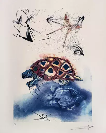 萨尔瓦多·达利 - 版画 - The Mock Turtle's Story