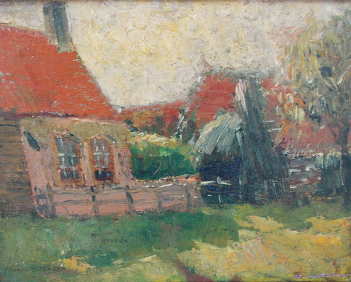 Maurice SEGHERS - Painting - La ferme
