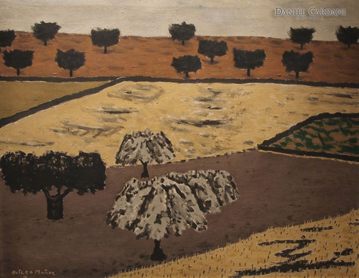 Godofredo ORTEGA MUÑOZ - Gemälde - Campos con olivos y encinas