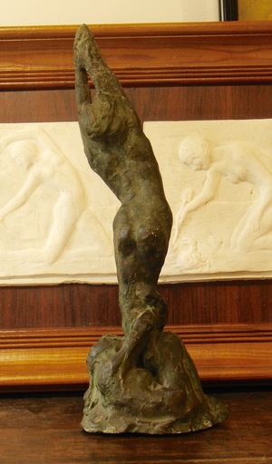 Ernest GABARD - 雕塑 - Deux amies - suppliantes  