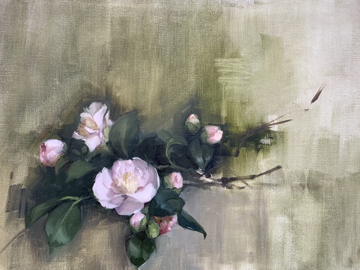 Nicky PHILIPPS - Gemälde - Camellias, Picton Castle