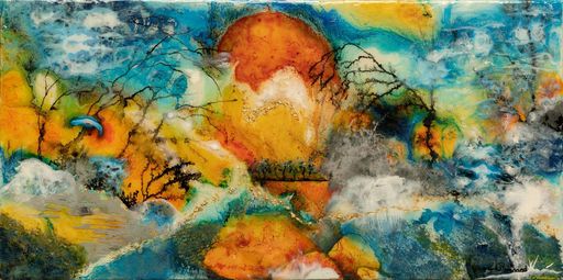 Yannick BERNARD - Peinture - Au Pays du Soleil Levant