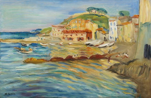 Charles CAMOIN - Painting - La Ponche à Saint-Tropez