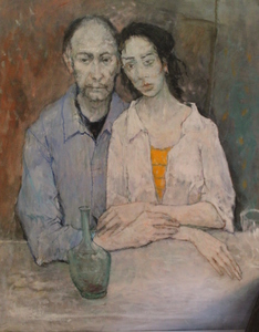 Jean JANSEM - Gemälde - Couple attablé