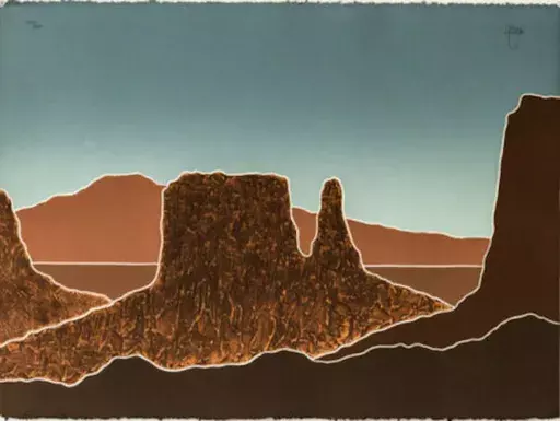 Peter KEEFER - 版画 - Mesa Petaca