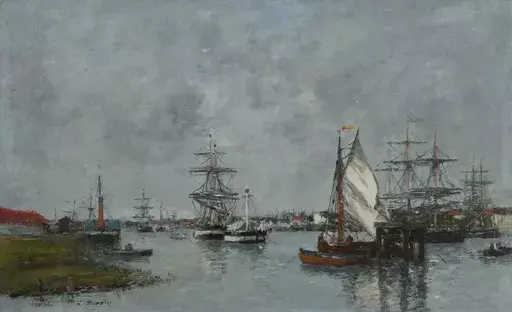 欧仁•布丹 - 绘画 - Port d'Anvers