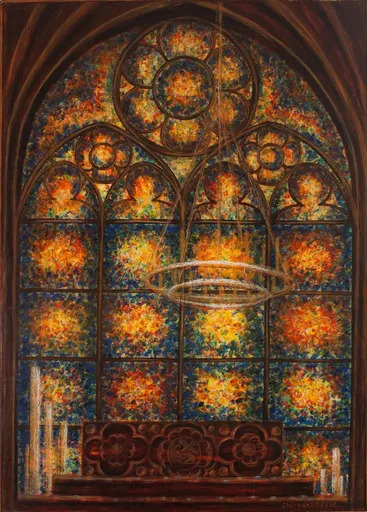 Liliya CHEREDNICHENKO - Pittura - Vitraux Sainte Chapelle de Paris